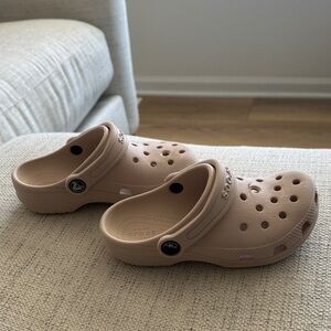 CROCS Kids Beige Clogs